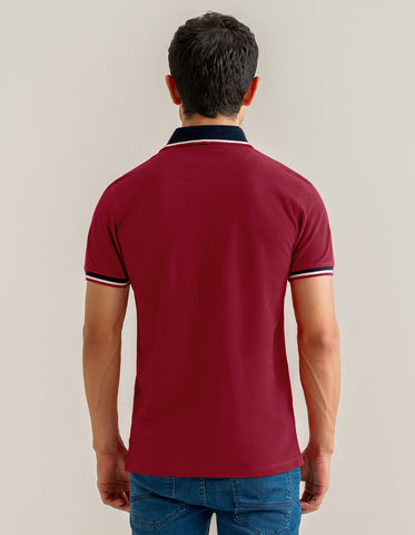 Polo rouge de créateur