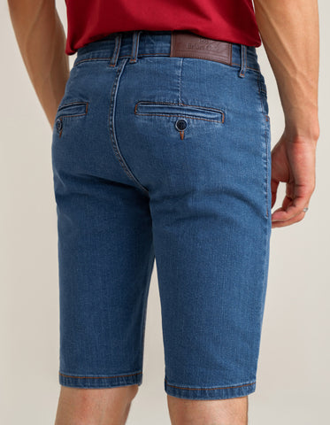 Short en jean bleu Smart Fit