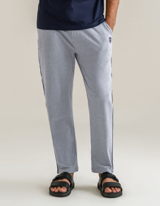 Pantalon en jersey gris classique