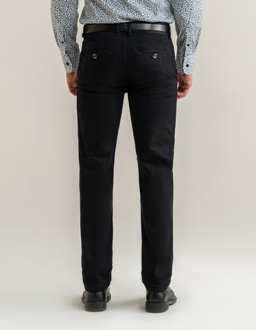 Jean noir à poches croisées pour homme