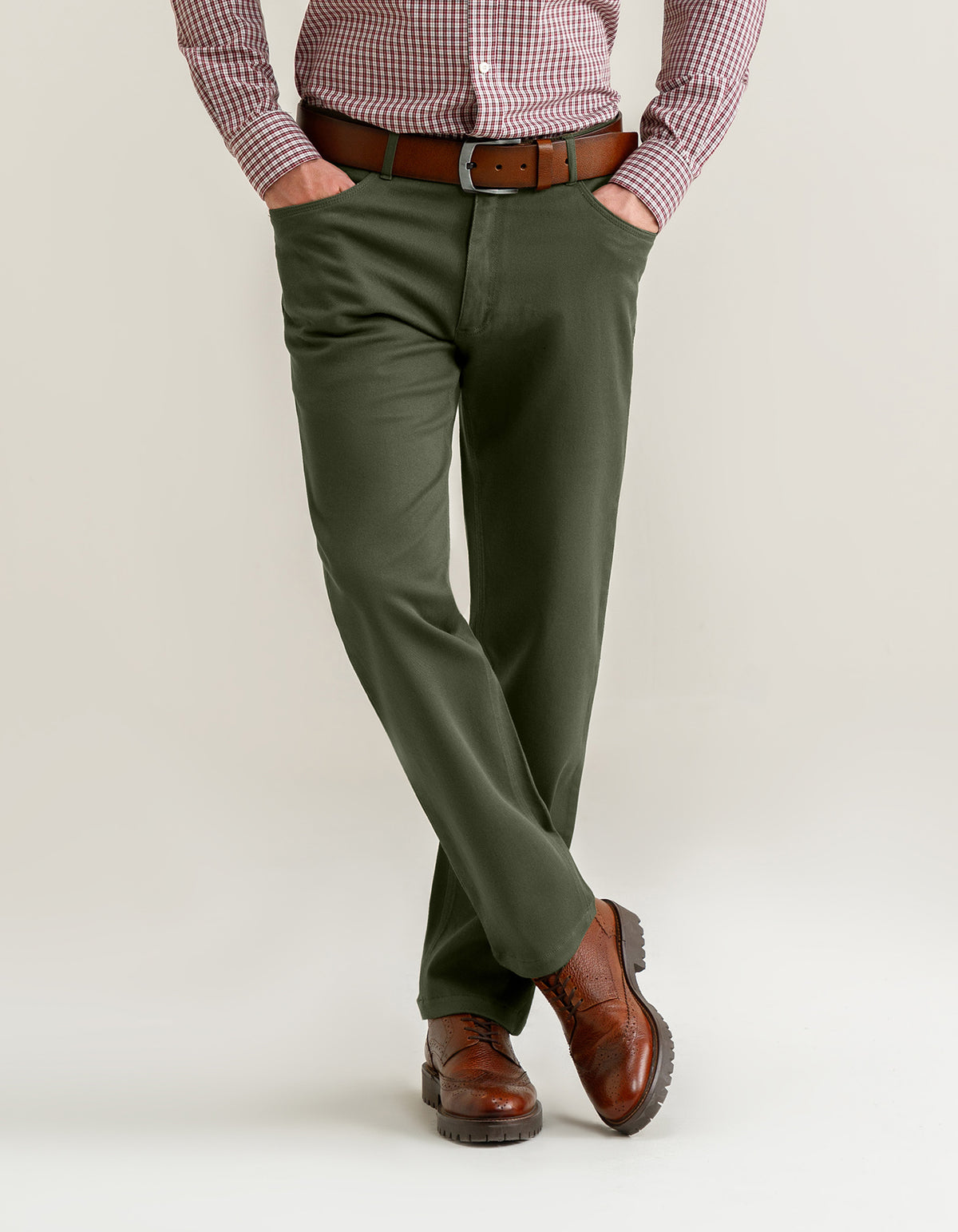 Smart Fit Color Denim – Vert foncé
