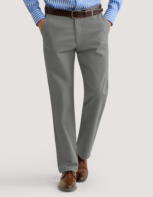 Smart Fit Grey Chino Trousers