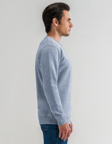 Crewneck Fleece Sweatshirt - Heather Grey