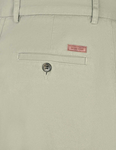 Pantalon chino à poches croisées – Pierre claire
