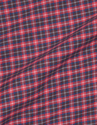 Easy Care Casual Red Check Shirt