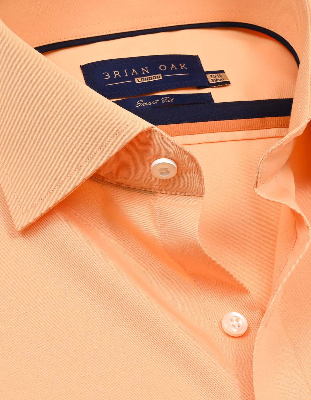 Light Orange Easy Iron Dress Shirt
