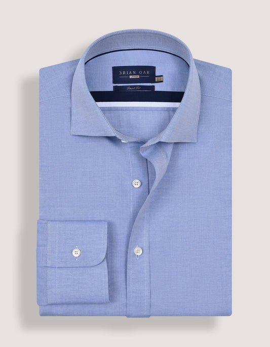 Chemise bleu clair facile à repasser