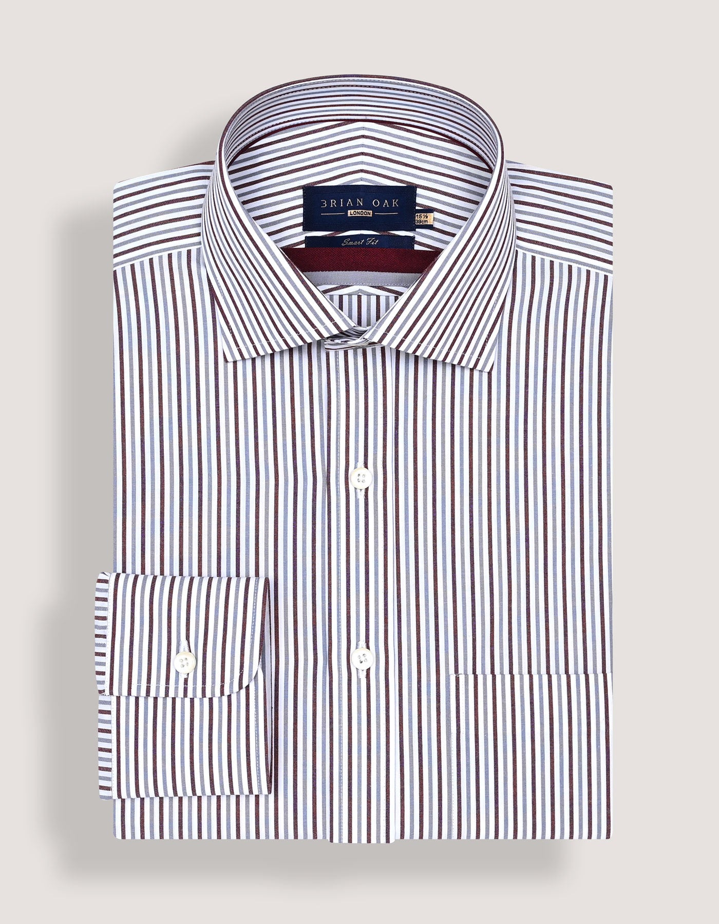 Brian Oak candy stripe shirt