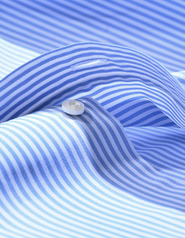 Chemise rayée bleu ciel clair Candy