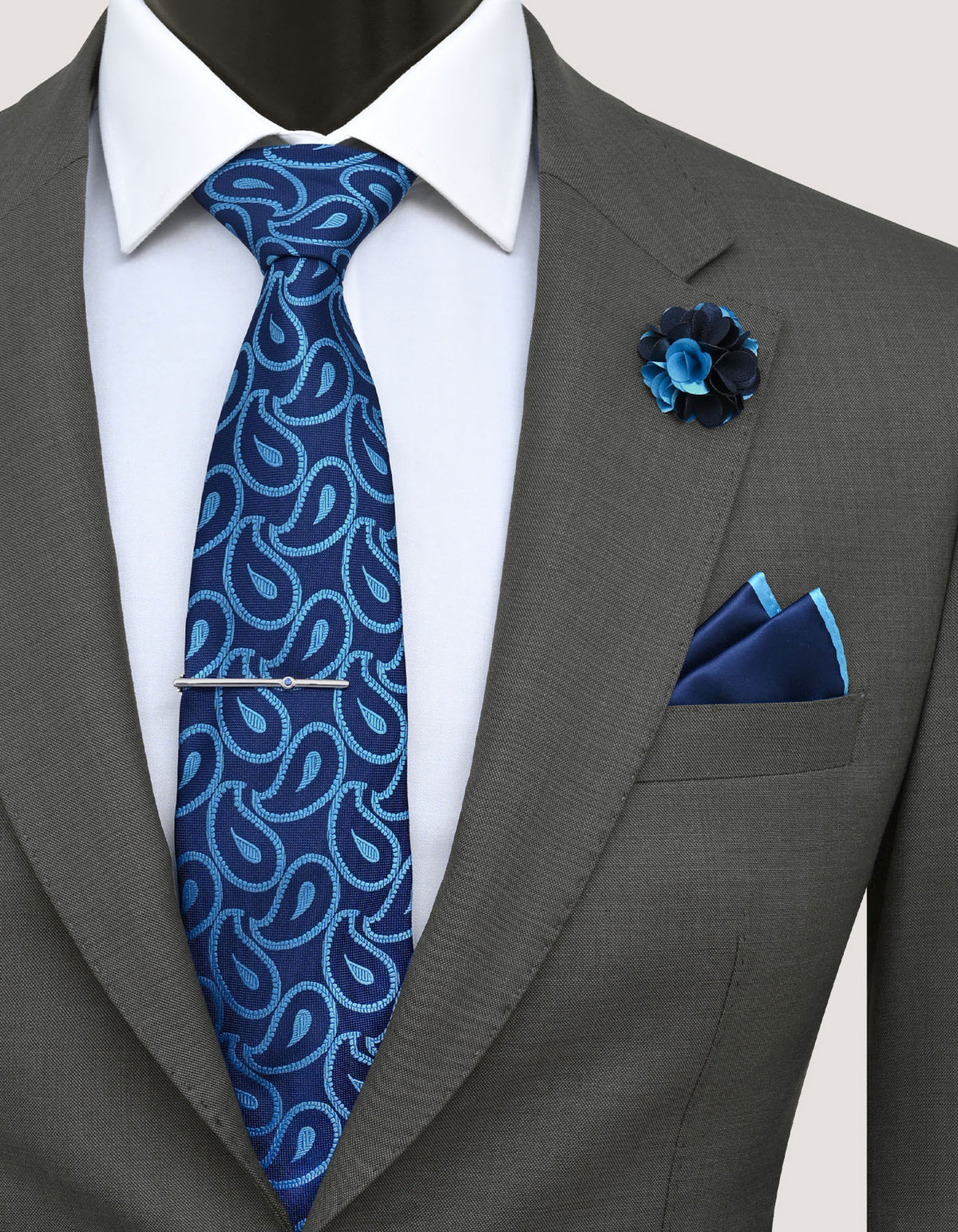 Ensemble d'accessoires Paisley pour homme