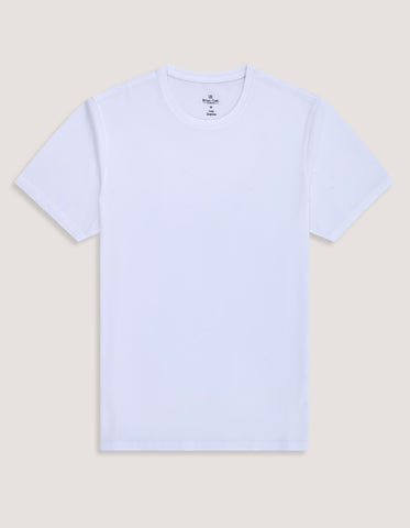 T-shirt en pur coton Supima - Blanc