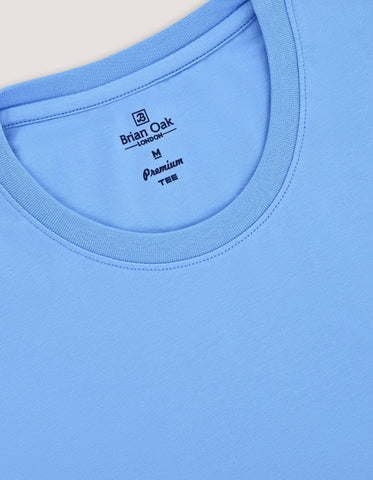 T-shirt en coton de qualité supérieure – Bleu ciel