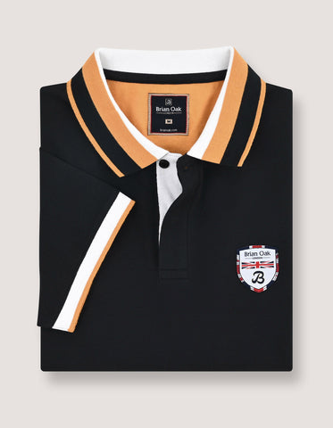 Polo noir de créateur