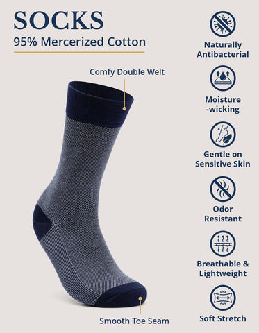 Two Tone Bronze Argyle Cotton Socks